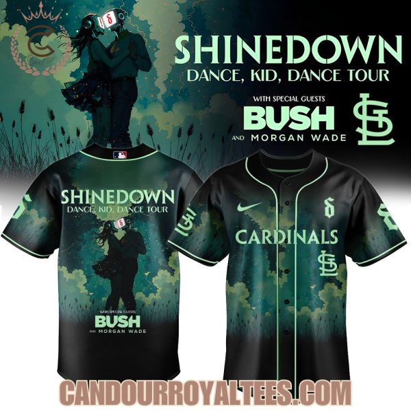 St. Louis Cardinals x Shinedown Dance, Kid, Dance Tour Merch 2025 Baseball Jersey