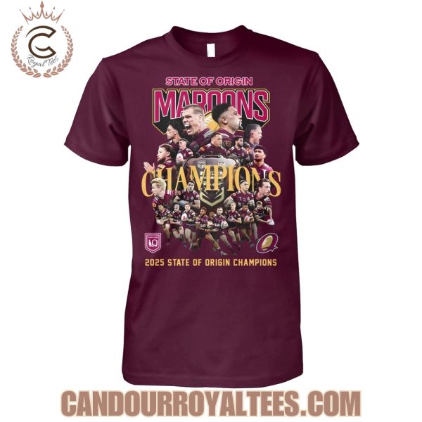 State Of Origin Maroons Champions Tshirt