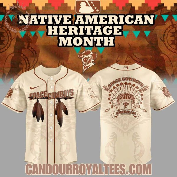 Sugar Land Space Cowboys Celebrating Native American Heritage Month Jersey