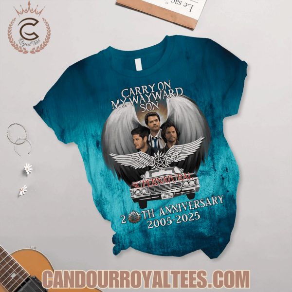 Supernatural 20th Anniversary 2005 – 2025 Pajamas Set
