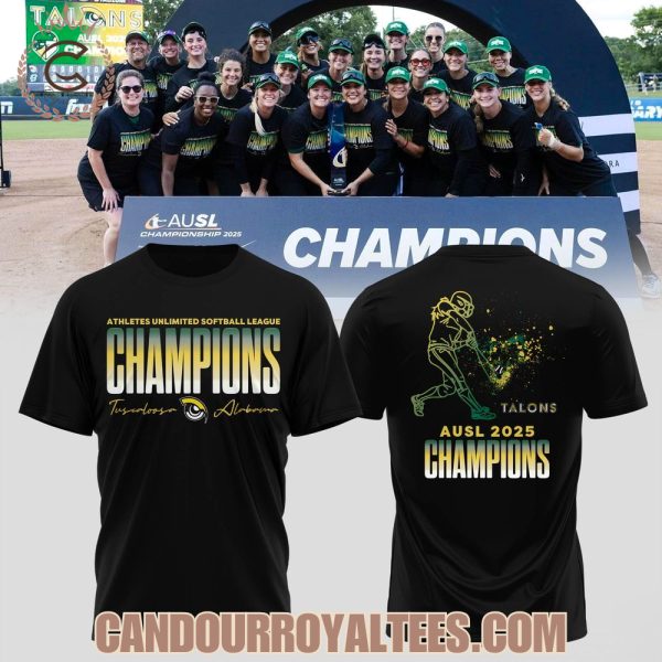Talons – Athletes Unlimited Softball League 2025 Champions Tshirt