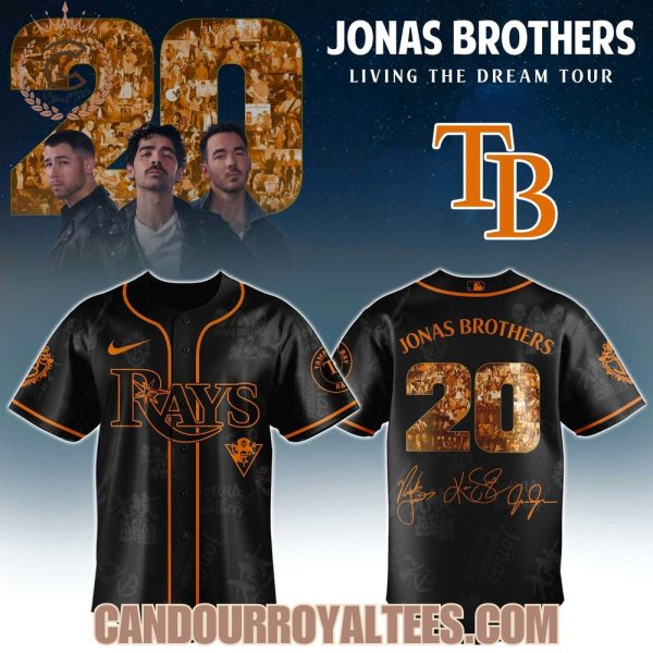 Tampa Bay Rays x Jonas Brothers Living The Dream Tour 2025 Jersey