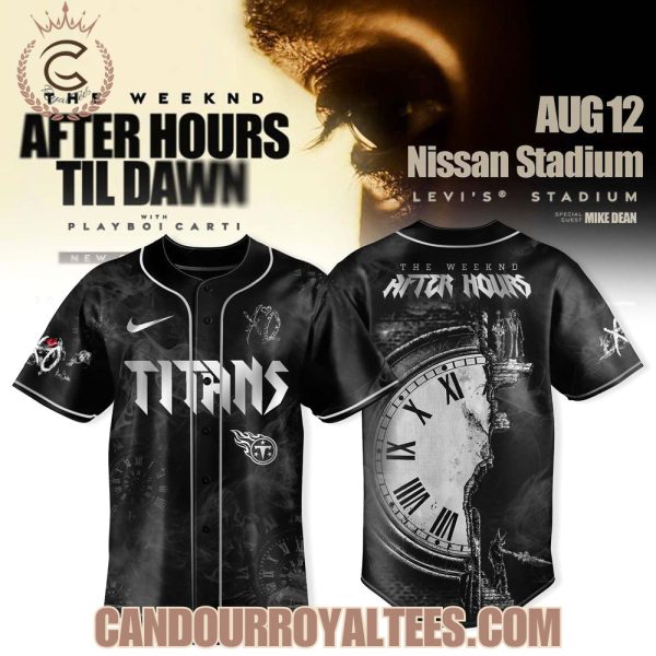 Tennessee Titans x The Weeknd After Hours Til Dawn 2025 Tour Jersey
