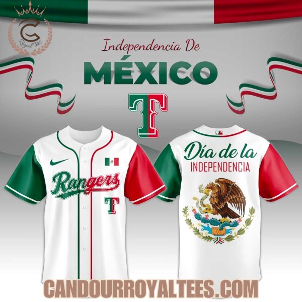 Texas Rangers x Independencia De México Jersey