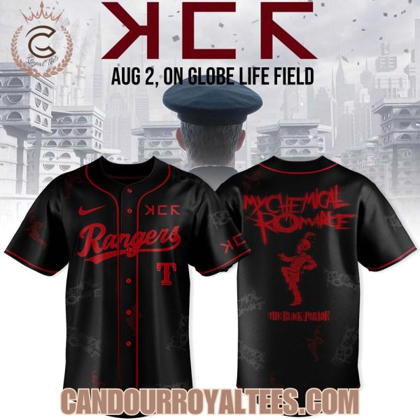 Texas Rangers x Long Live The Black Parade My Chemical Romance Jersey