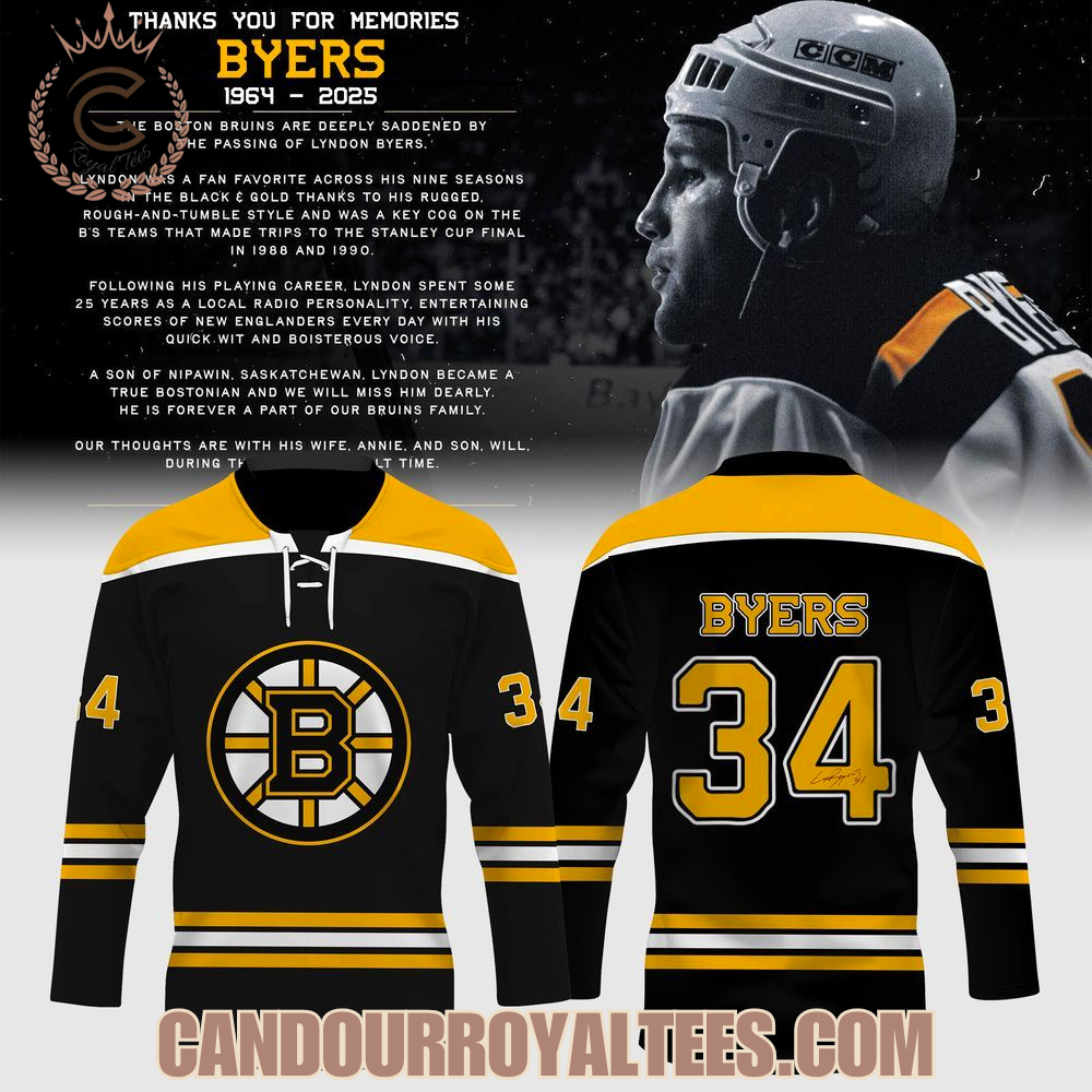 Thanks You For Memories BYERS 1964 – 2025 Jersey Thanks You For Memories BYERS 1964 – 2025 Jersey