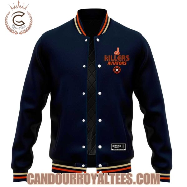 The Killers x Las Vegas Aviators Navy Satin Jacket