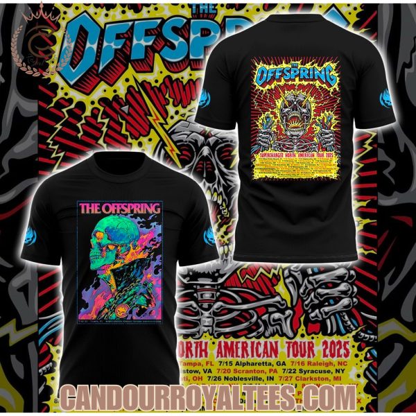 The Offspring Supercharged Worldwide in ’25 Tshirt