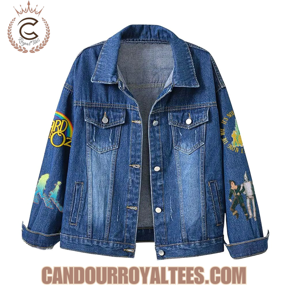 The Wizard Of Oz 86th Anniversary 1939 - 2025 Thank You For The Memories Denim Jacket The Wizard Of Oz 86th Anniversary 1939 - 2025 Thank You For The Memories Denim Jacket