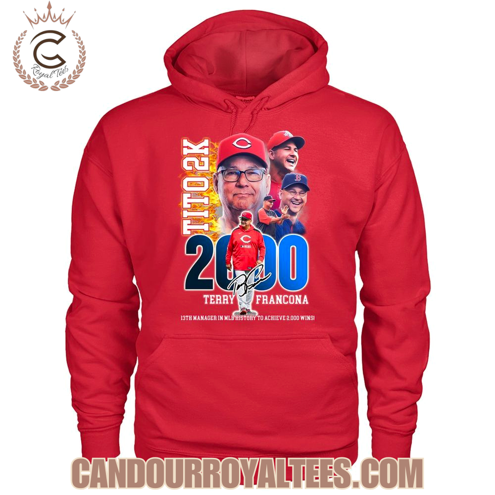 TITO 2K Congrats to Terry Francona on becoming the 13th T-Shirt TITO 2K Congrats to Terry Francona on becoming the 13th T-Shirt
