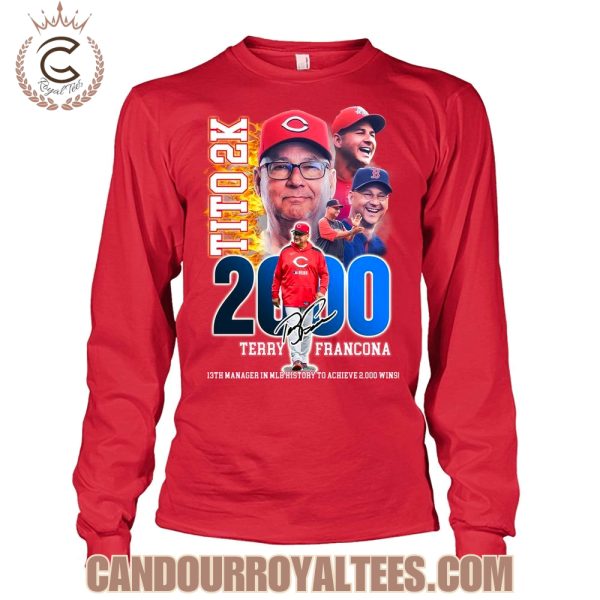 TITO 2K Congrats to Terry Francona on becoming the 13th T-Shirt