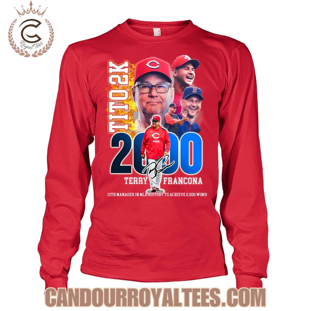 TITO 2K Congrats to Terry Francona on becoming the 13th T-Shirt TITO 2K Congrats to Terry Francona on becoming the 13th T-Shirt
