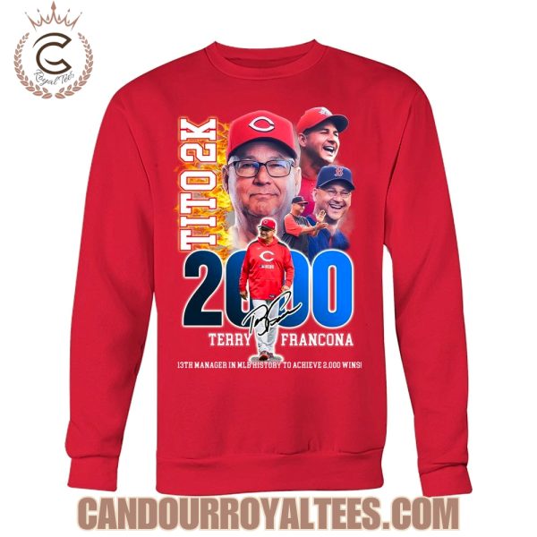TITO 2K Congrats to Terry Francona on becoming the 13th T-Shirt