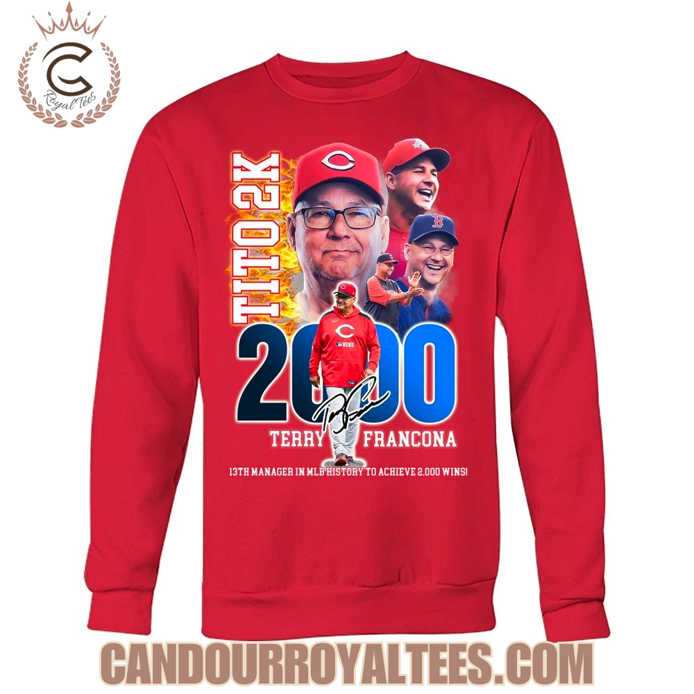 TITO 2K Congrats to Terry Francona on becoming the 13th T-Shirt TITO 2K Congrats to Terry Francona on becoming the 13th T-Shirt