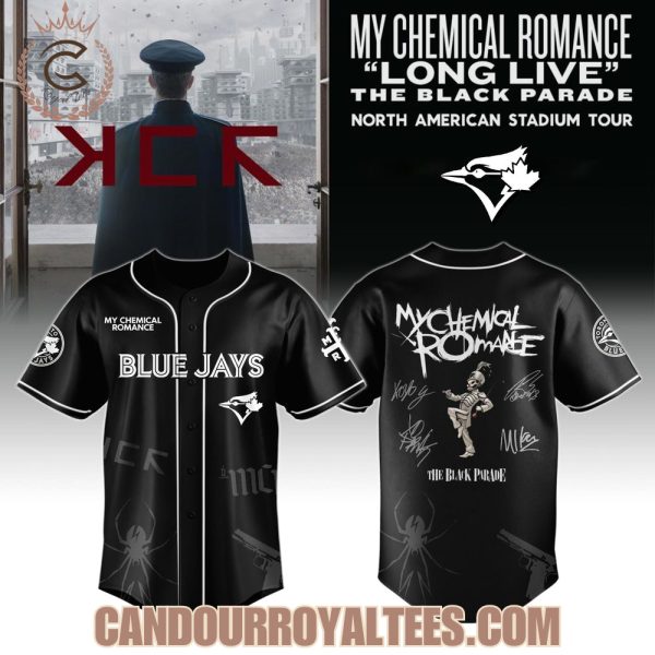 Toronto Blue Jays x My Chemical Romance “Long Live The Black Parade” North American Stadium Tour Jersey