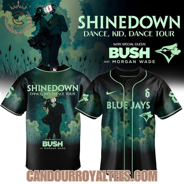 Toronto Blue Jays x Shinedown Dance, Kid, Dance Tour Merch 2025 Baseball Jersey