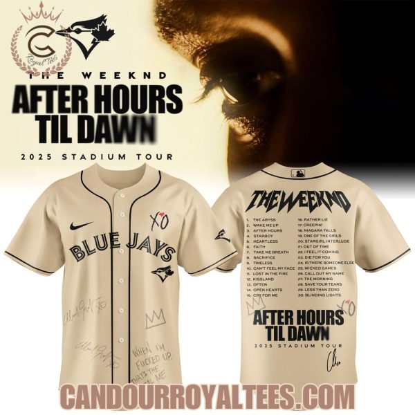 Toronto Blue Jays x The Weeknd After Hours Til Dawn Jersey