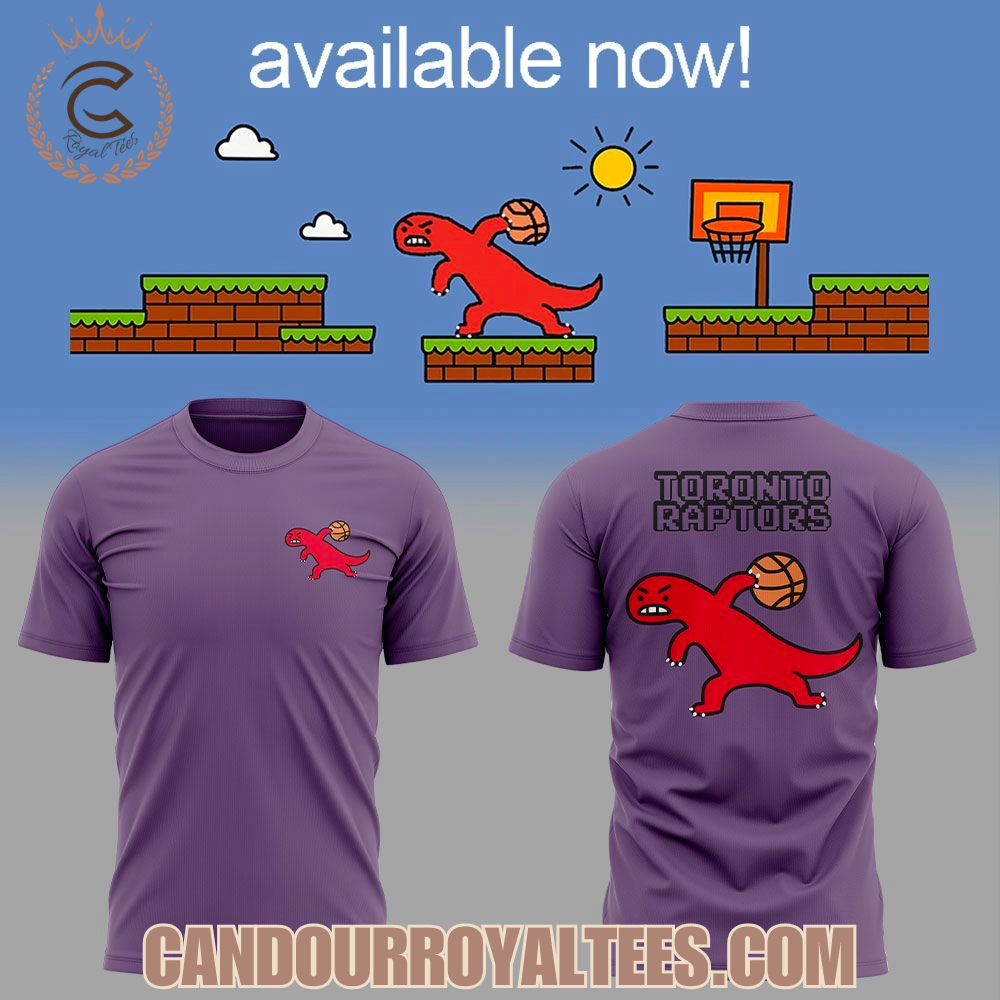 Toronto Raptors x Dino Paint Luxe Tee T-Shirt Toronto Raptors x Dino Paint Luxe Tee T-Shirt