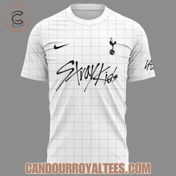 Tottenham Hotspur Collab With Stray Kids White T-Shirt 2025