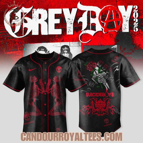 $UICIDEBOY$ Grey Day Tour Merch 2025 Jersey