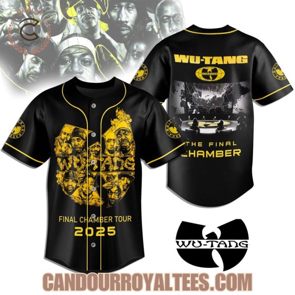 Wu-Tang Clan Final Chamber Tour 2025 Baseball Jersey