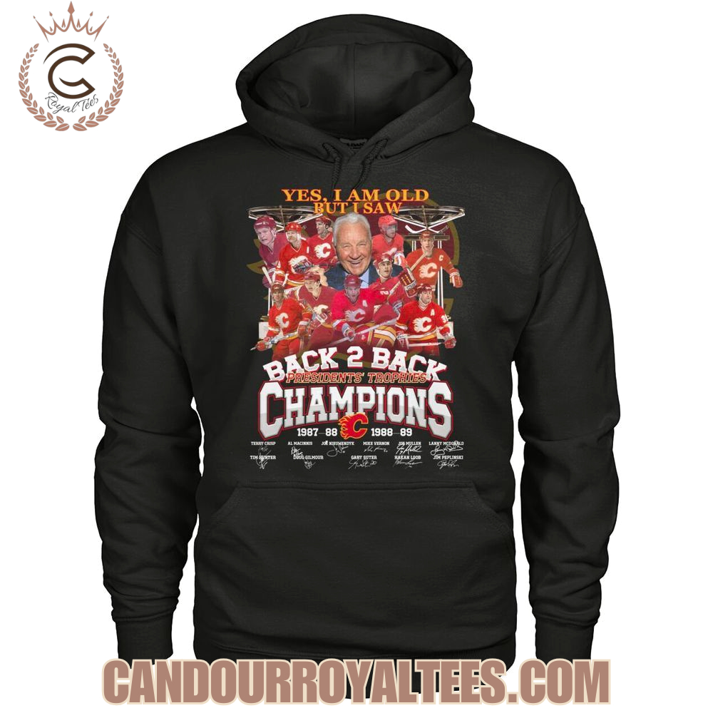 Yes, I Am Old But I Saw Calgary Flames Back 2 Back Champions 1988 1989 T-Shirt Yes, I Am Old But I Saw Calgary Flames Back 2 Back Champions 1988 1989 T-Shirt
