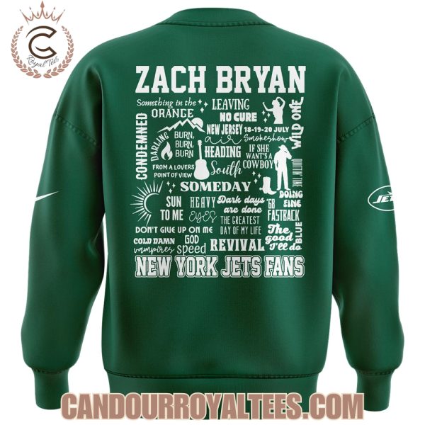 Zach Bryan x New York Jets 2025 Tshirt, Hoodie