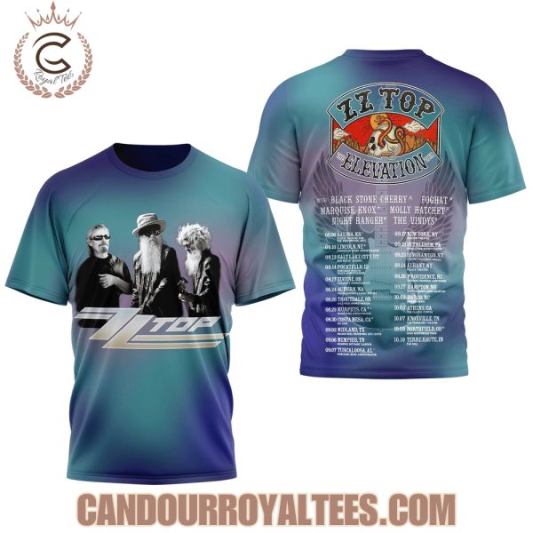 ZZ Top The Elevation Tour 2025 Tshirt