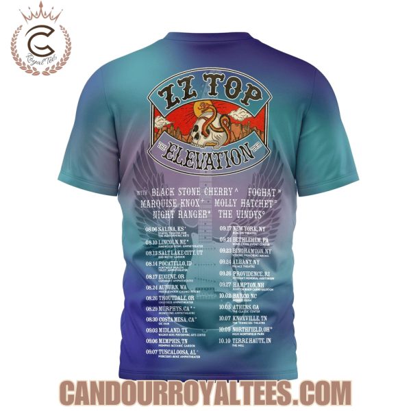 ZZ Top The Elevation Tour 2025 Tshirt