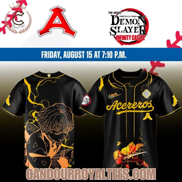 Acereros de Monclova x Demon Slayer Agatsuma Zenitsu Jersey