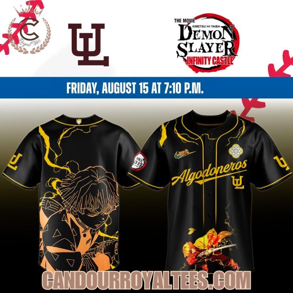 Algodoneros de Unión Laguna x Demon Slayer Agatsuma Zenitsu Jersey