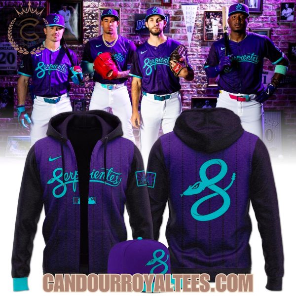 Arizona Diamondbacks Corbin Carroll Purple 2025 City Connect Zip Hoodie