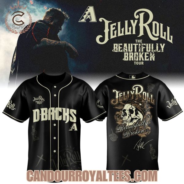 Arizona Diamondbacks x Jelly Roll The Beautifully Broken Tour 2025 Jersey