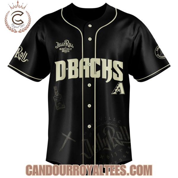 Arizona Diamondbacks x Jelly Roll The Beautifully Broken Tour 2025 Jersey