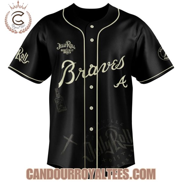 Atlanta Braves x Jelly Roll The Beautifully Broken Tour 2025 Jersey