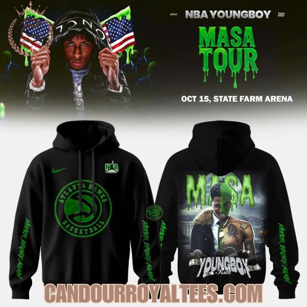 Atlanta Hawks x Young Boy: MASA Tour Merch Hoodie