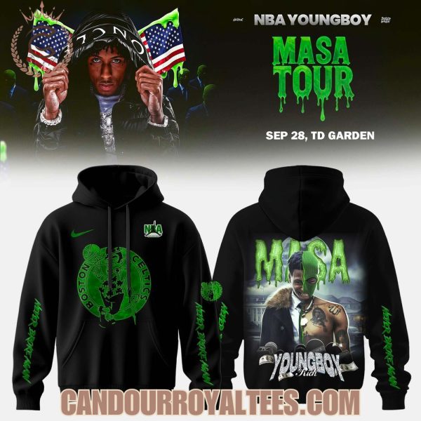 Boston Celtics x Young Boy: MASA Tour Merch Hoodie