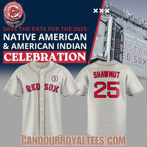 Boxton Red Sox Native American & American Indian Celebration Jersey