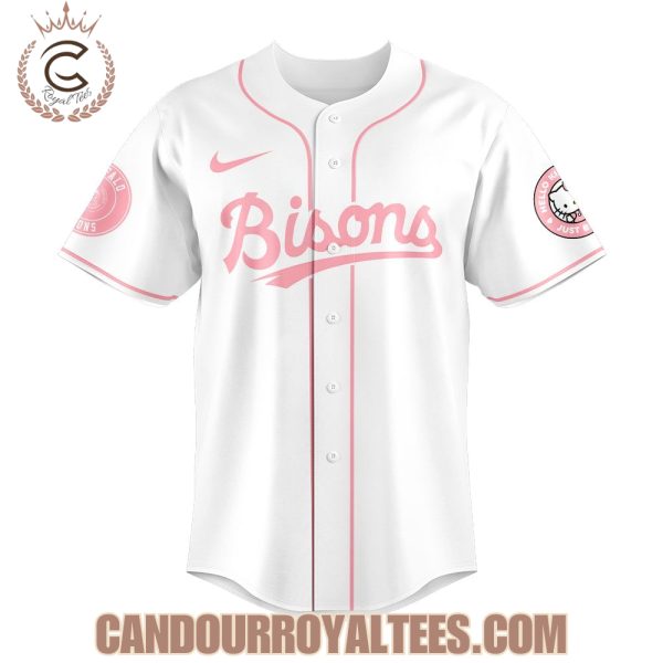 Buffalo Bisons Hello Kitty 2025 White Jersey