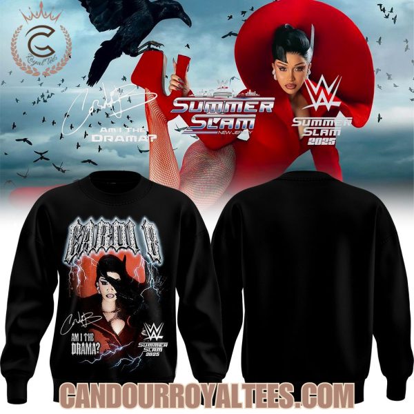 Cardi B AM I THE DRAMA? x WWE T-Shirt