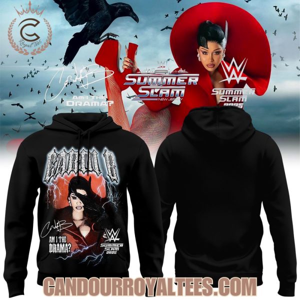 Cardi B AM I THE DRAMA? x WWE T-Shirt