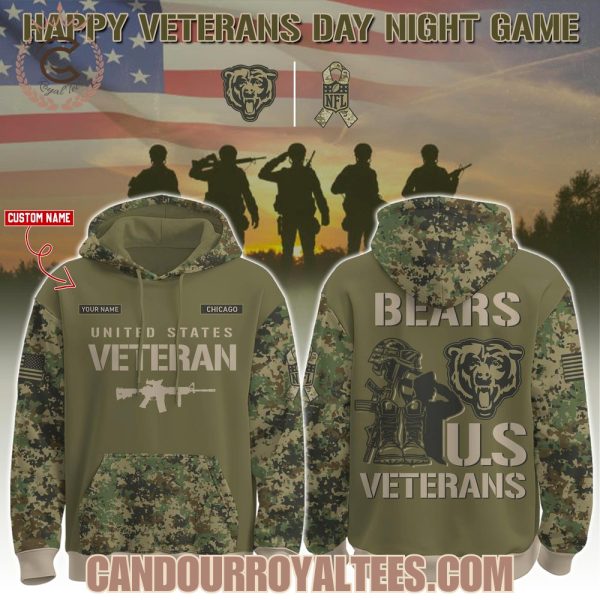 Chicago Bears Veteran Day 2025 Hoodie