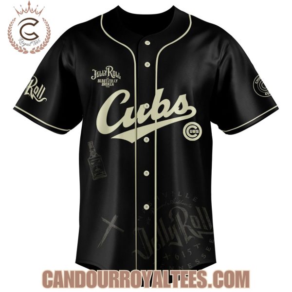 Chicago Cubs x Jelly Roll The Beautifully Broken Tour 2025 Jersey