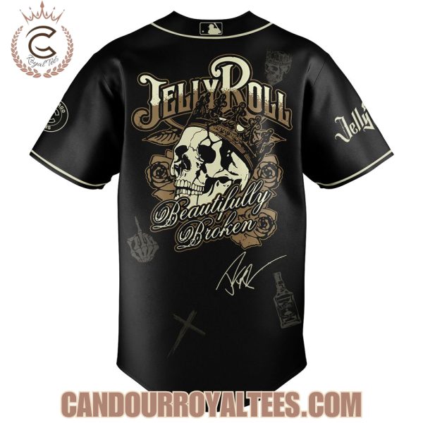 Chicago Cubs x Jelly Roll The Beautifully Broken Tour 2025 Jersey