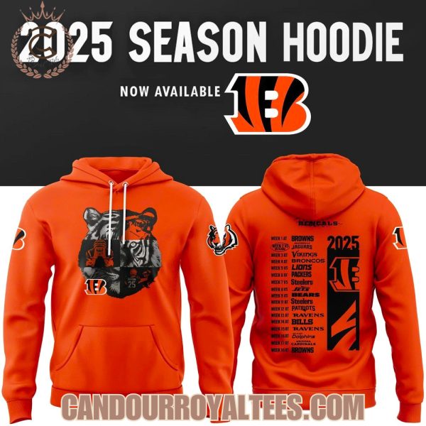 Cincinnati Bengals New Season 2025 Tshirt, Hoodie