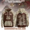 Chicago Bears U.S.M.C 250th Birthday Hoodie