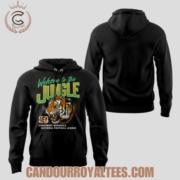 Cincinnati Bengals Welcome To The Jungle Hoodie