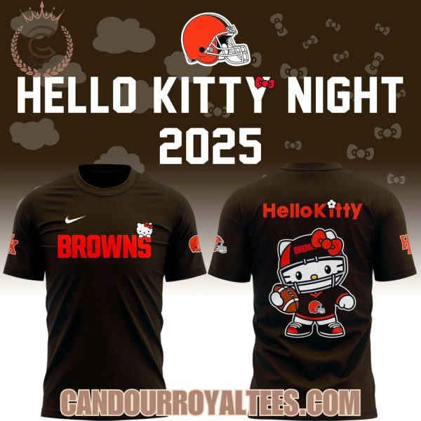 Cleveland Browns x Hello Kitty Night 2025 Tshirt, Hoodie