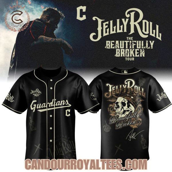 Cleveland Guardians x Jelly Roll The Beautifully Broken Tour 2025 Jersey