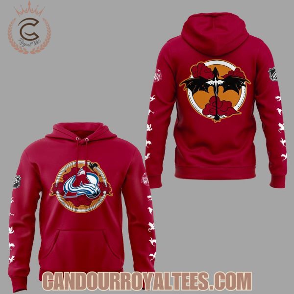 Colorado Avalanche x Fourth Wing Night Hoodie